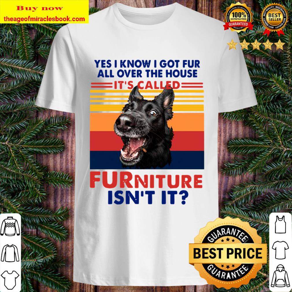 Yes I Know I Got Fur All Over The House It_s Called Furniture Isn’t It Shirt