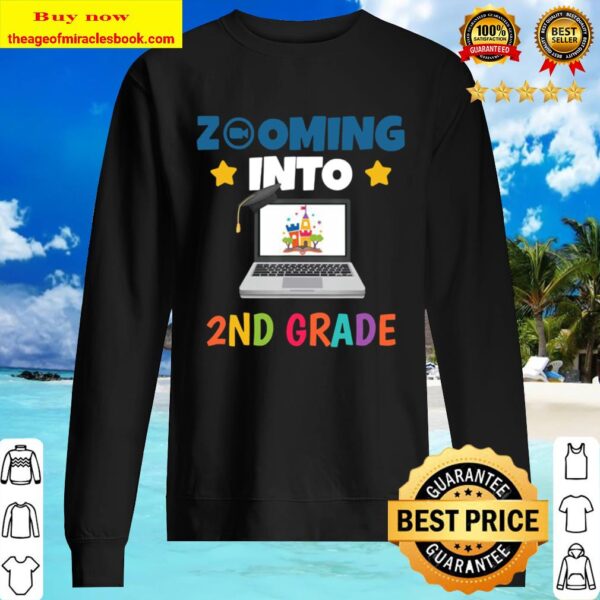 Zooming Into 2nd Grade Virtual Back to School Second grade Sweater