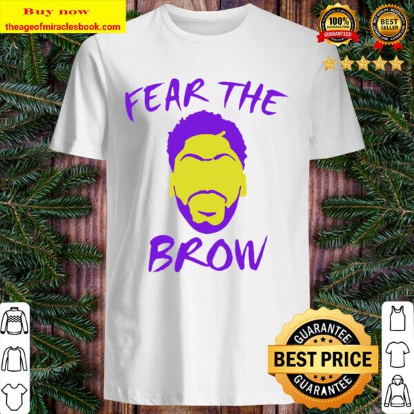 Anthony Davis fear the brow basketball Shirt
