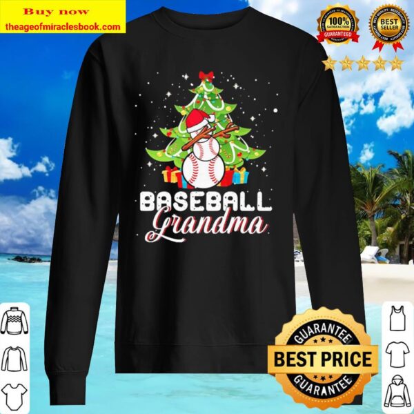 Baseballs Grandma christmas Sweater
