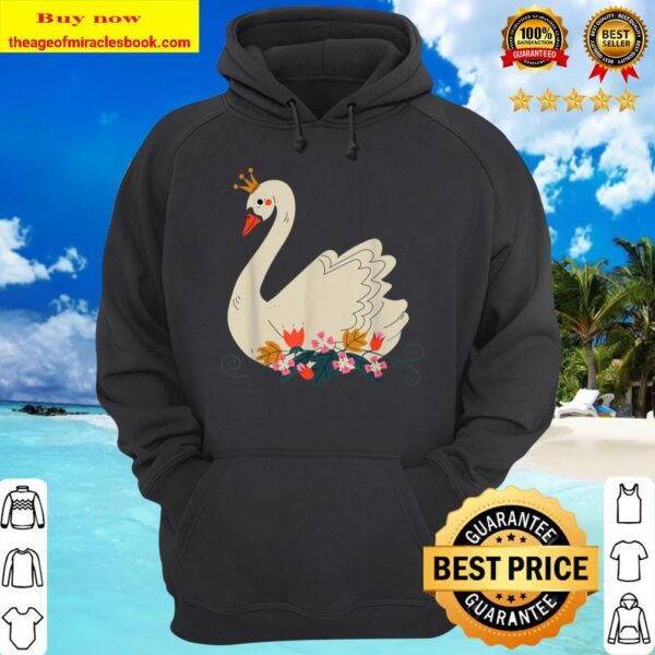 Beautiful and Lovely Swan Hoodie