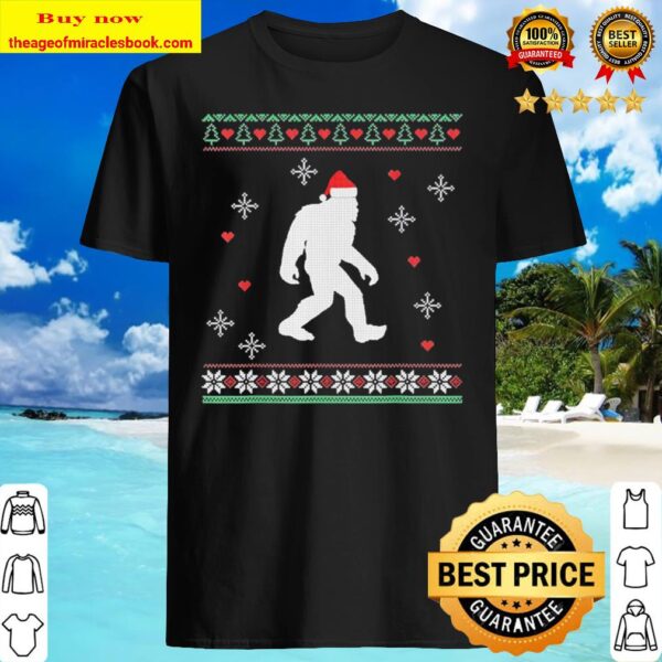 Bigfoot Santa Ugly Christmas Shirt