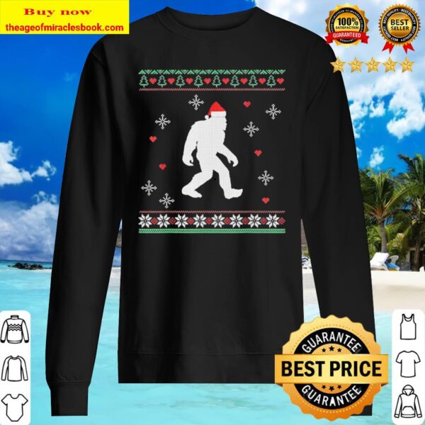 Bigfoot Santa Ugly Christmas Sweater