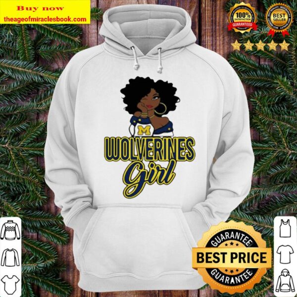 Black Girl Wolverines Bears Girl Hoodie