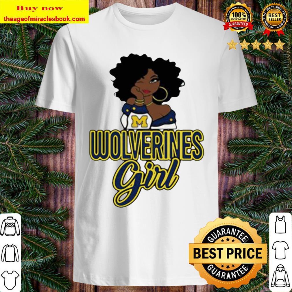 Black Girl Wolverines Bears Girl T-Shirt