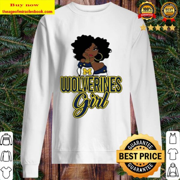 Black Girl Wolverines Bears Girl Sweater