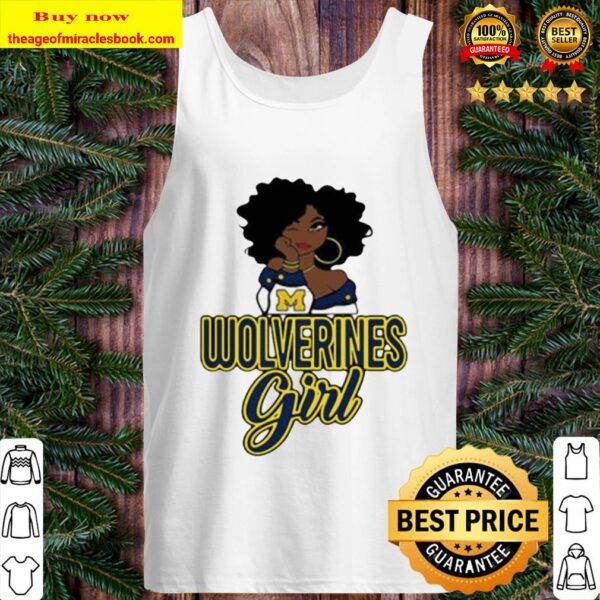 Black Girl Wolverines Bears Girl Tank Top