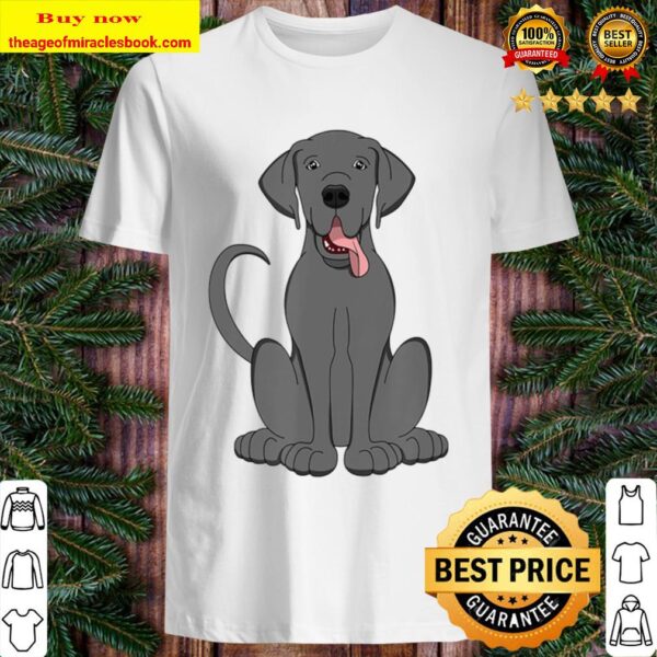 Blue Great Dane Shirt For Men Women Kids Dog Lover Gift Shirt