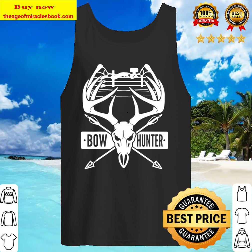 Bow Hunting Vintage Deer Skull And Arrows Retro Archery Gift Tank Top