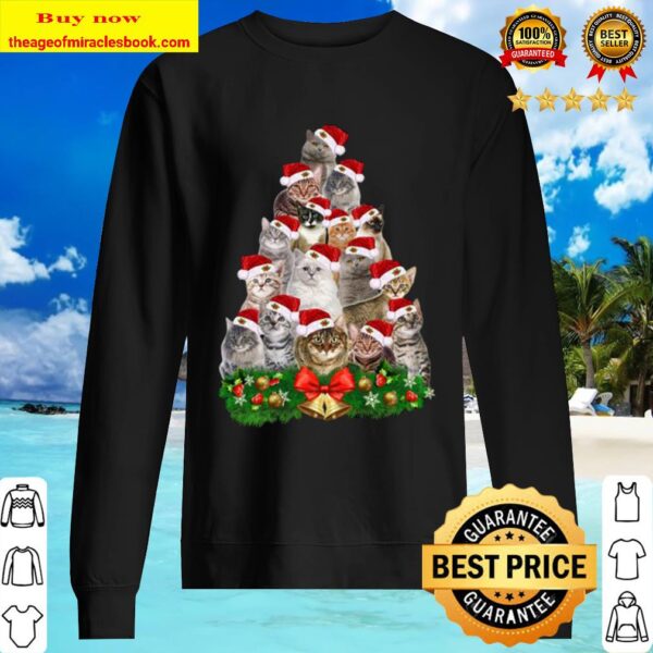 Cats Tree Merry Christmas Sweater