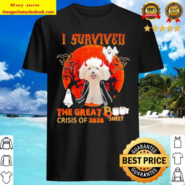 Chi-Poo I survived The great Book Sheet crisis of 2020 Halloween Shirt