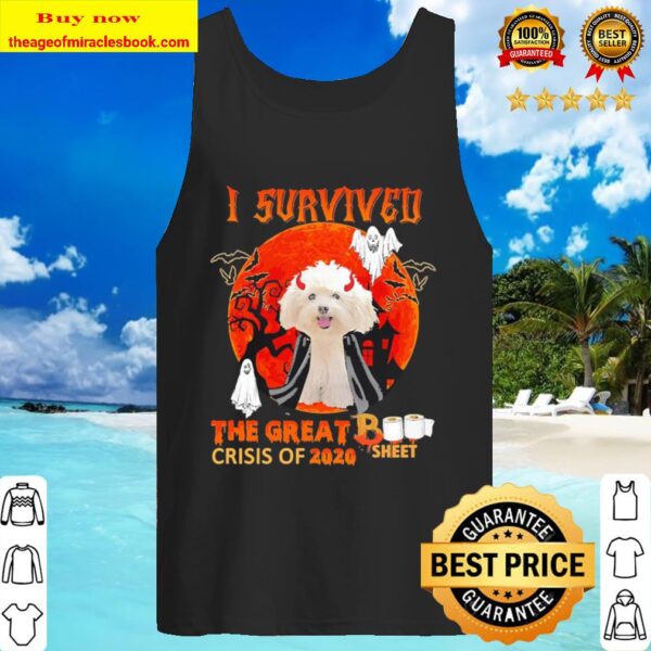 Chi-Poo I survived The great Book Sheet crisis of 2020 Halloween Tank Top