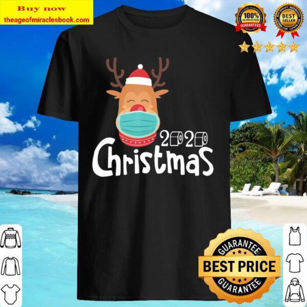 Christmas 2020 Gifts Reindeer Mask Tees Shirt