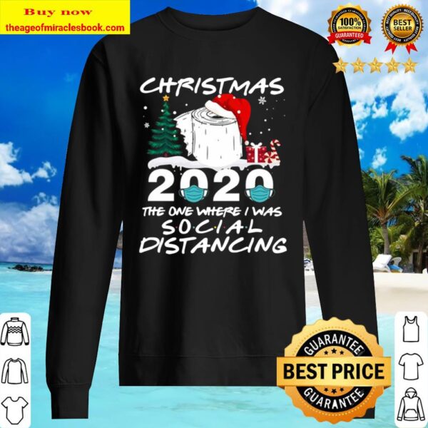 Christmas 2020 Mask Social Distancing Sweater