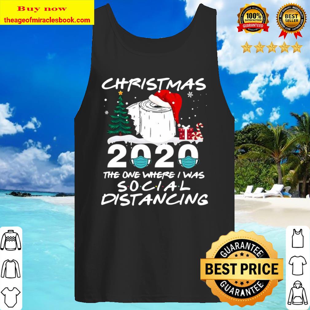 Christmas 2020 Mask Social Distancing Tank Top