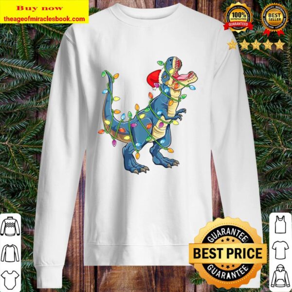 Christmas Shirt Boys Kids Toddlers Gift Funny Xmas Tree Rex Sweater