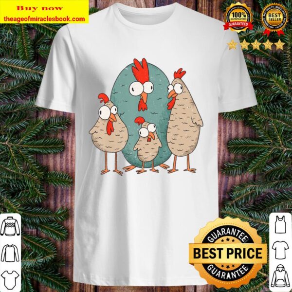 Crazy Chicken Funny Chick Rooster Shirt