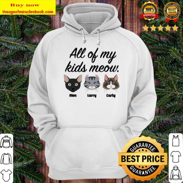 Customized All Of My Kids Meow Hoodie