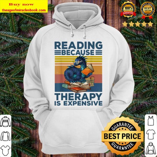 Dragon riding because therapy is expensive vintage Hoodie