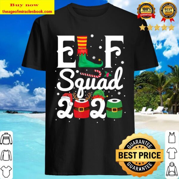 Elf Squad Quarantine Christmas 2020 Family Matching Xmas Shirt