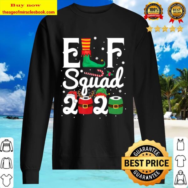 Elf Squad Quarantine Christmas 2020 Family Matching Xmas Sweater