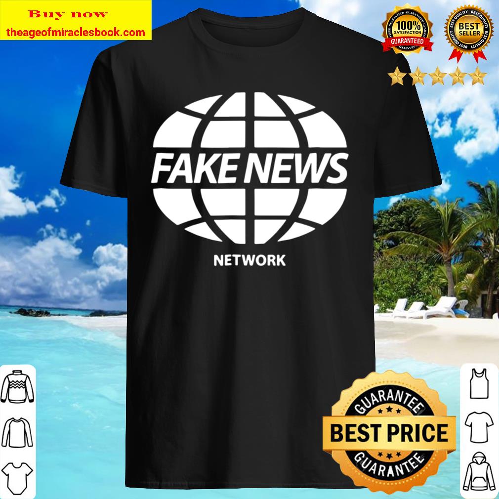 Fake News Network Fakenews Funny Halloween Costume T-shirt