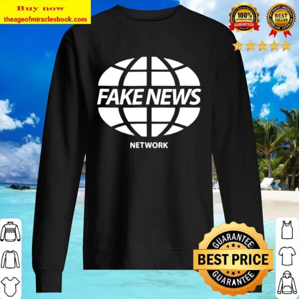 Fake News Network Fakenews Funny Halloween Costume Sweater