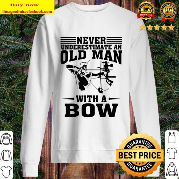 Funny Archery For Deer Bow Hunter Grandpa Hunting Sweater