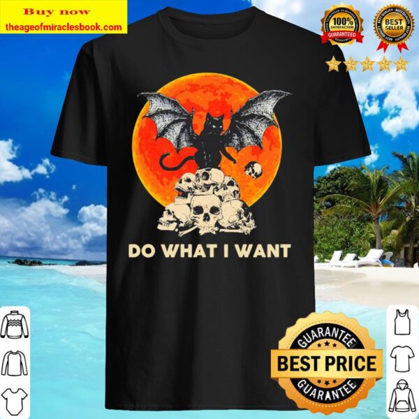 Funny Cat do what I want Halloween Shirt