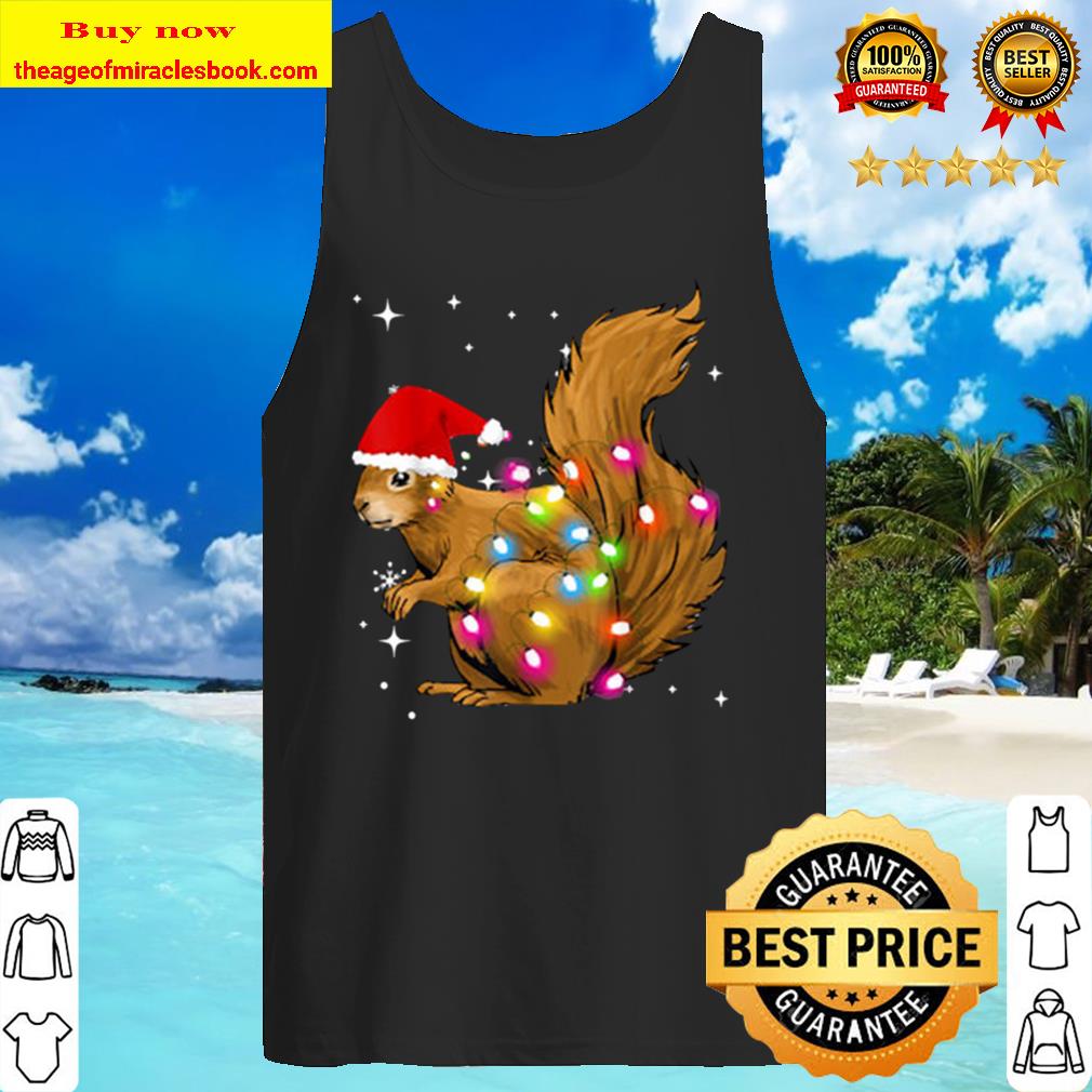 Funny Squirrel Christmas Squirrel Christmas Tank Top