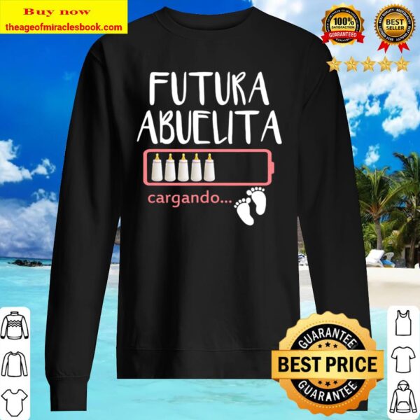 Futura Abuelita Spanish Pregnancy Announcement Grandma Gift Sweater