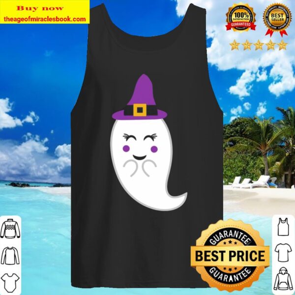 Ghost With Hat Halloween Day 2020 Tank Top