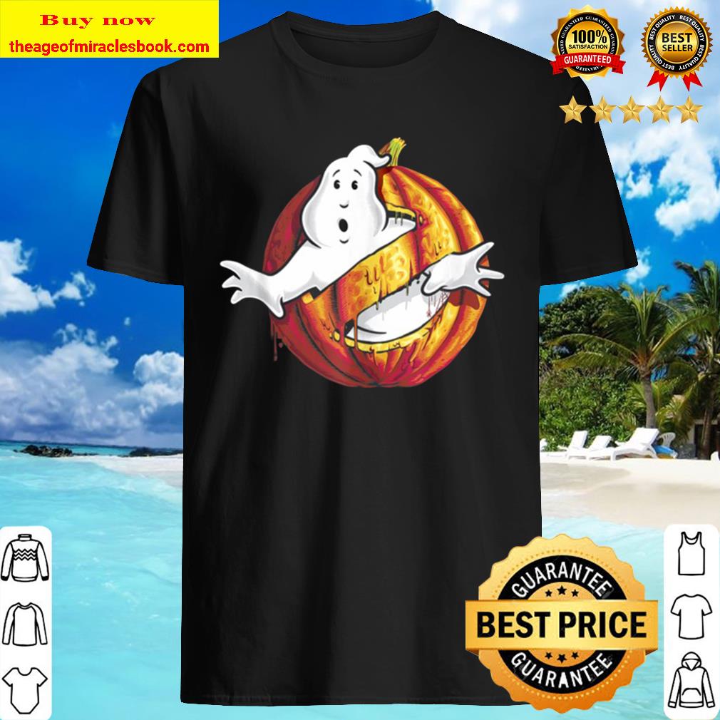 Ghostbusters Classic Logo Halloween Pumpkin Shirt