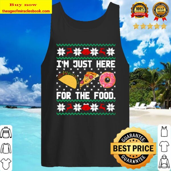 Here for the food Christmas Tank Top