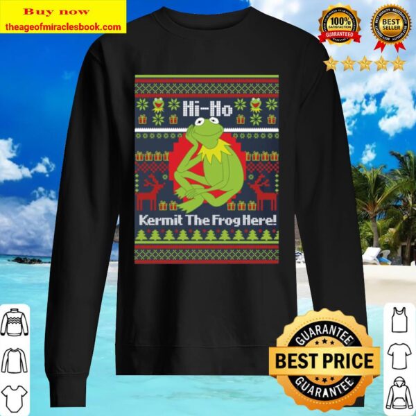 Hi ho Kermit the frog here Christmas Sweater