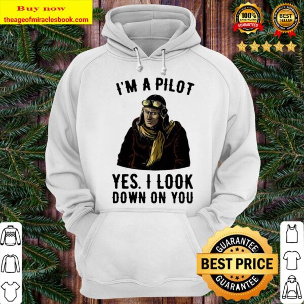 I_m A Pilot Yes I Look Down On You Hoodie