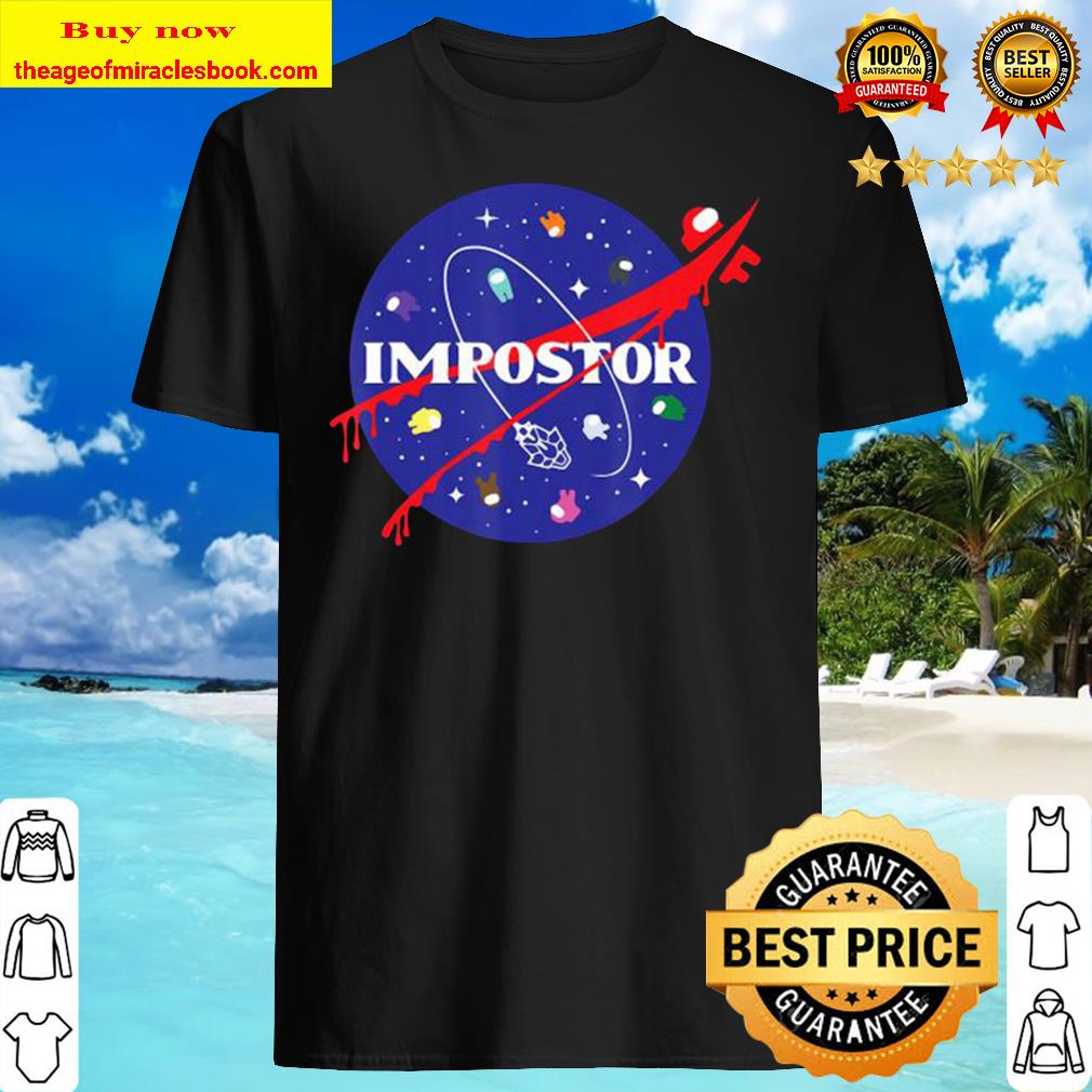 Imposter among game us sus space T-shirt