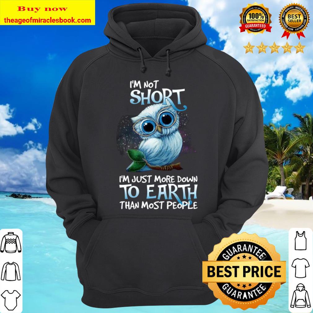 I’m Not Short I’m Just More Down To Earth Than Most People Pullover Hoodie