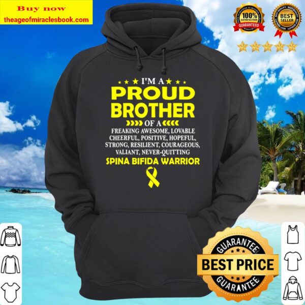 I’m Proud Brother Of Spina Bifida Warrior Hoodie