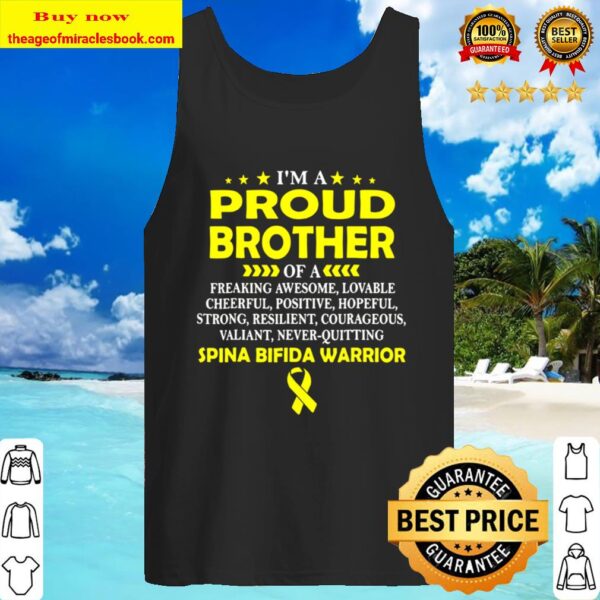 I’m Proud Brother Of Spina Bifida Warrior Tank Top