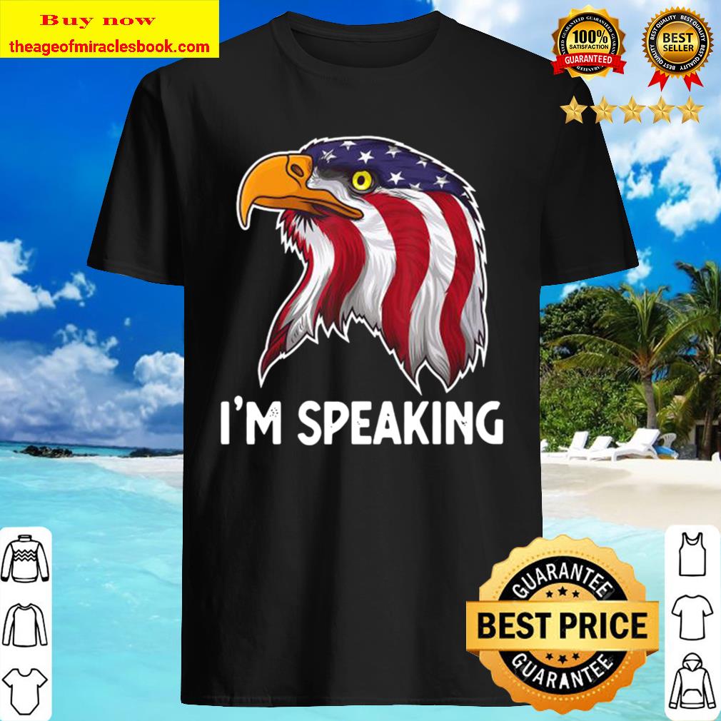 I’m Speaking Kamala Harris USA VP President Debate Vintage American flag T-shirt