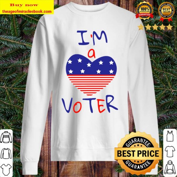 I’m a voter for american heart Sweater