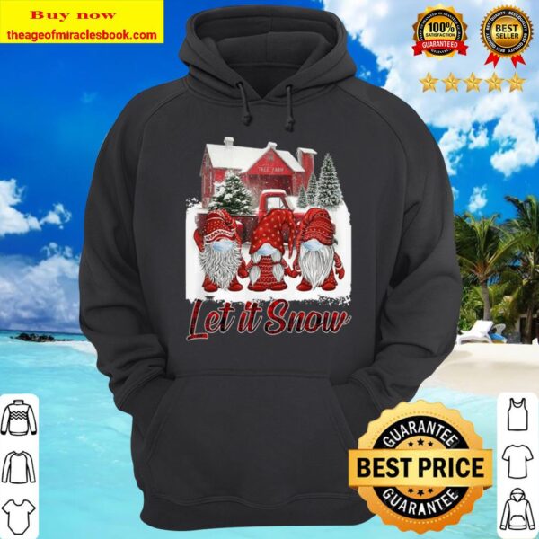 Let It Snow Gnomes Wear Mask Funny Christmas 2020 Hoodie
