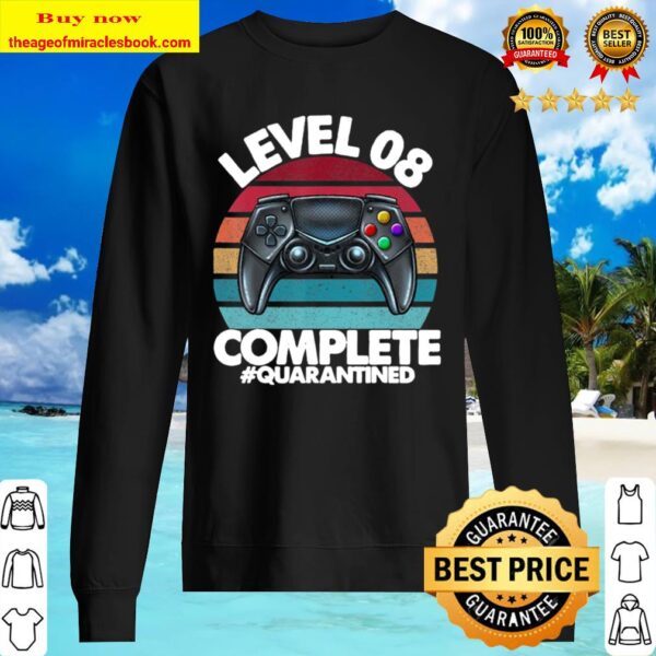 Level 8 Complete Retro 8Th Anniversary Quarantine 2020 Ver2 Sweater
