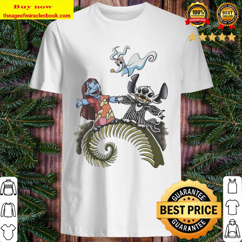 Lilo and Stitch Jack Skellington and Sally Nightmare before Christmas Shirt