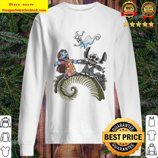 Lilo and Stitch Jack Skellington and Sally Nightmare before Christmas  Sweater