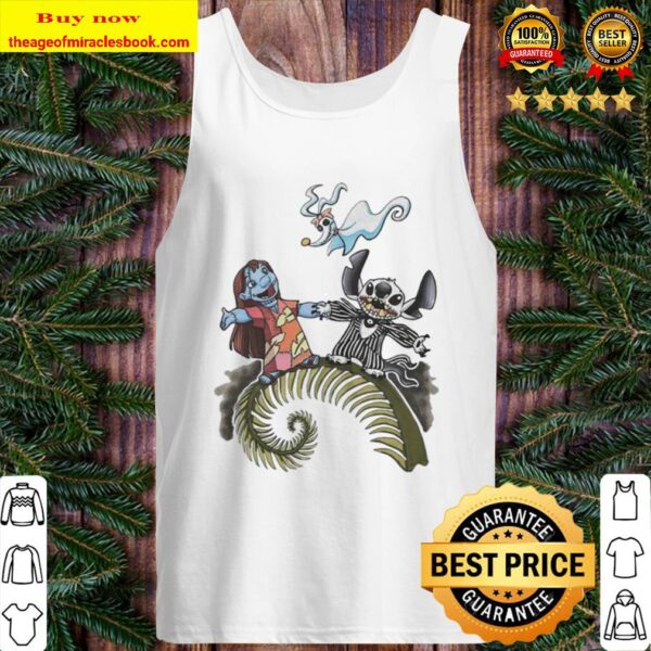Lilo and Stitch Jack Skellington and Sally Nightmare before Christmas  Tank Top