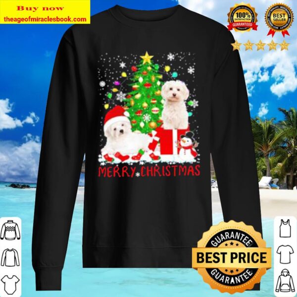 Maltese Merry Christmas Sweater