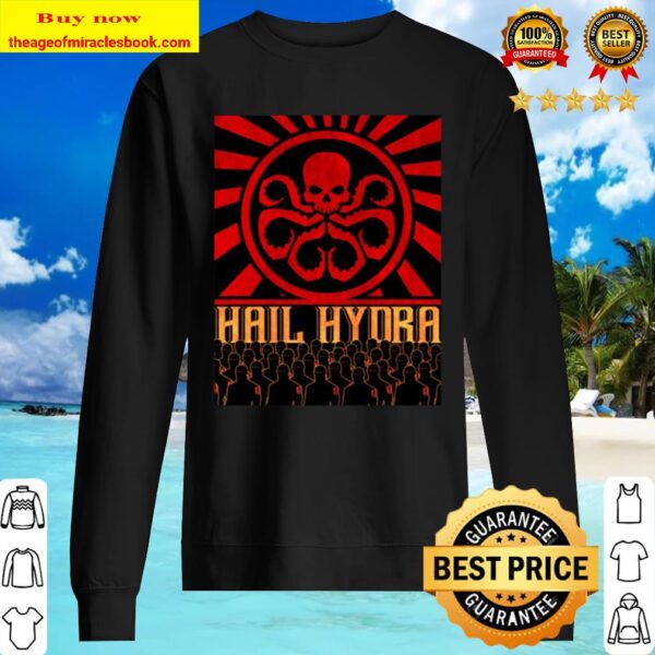 Marvel Hail Hydra Army Propaganda Poster Graphic Sweater