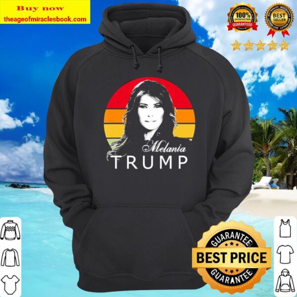 Melania trump first lady of the united states vintage retro Hoodie